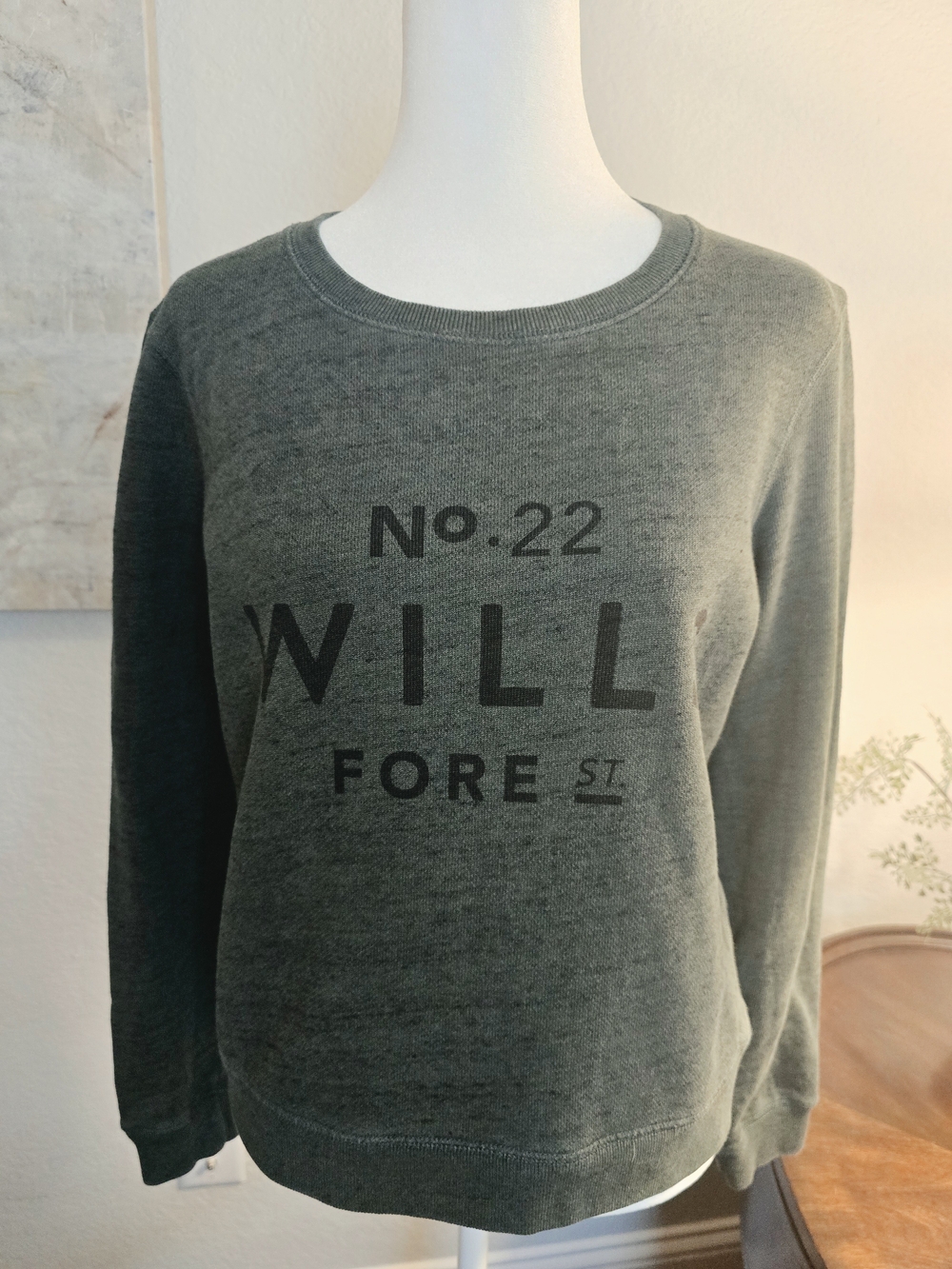 Jack Wills Forest Green Logo Crewneck Sweatshirt